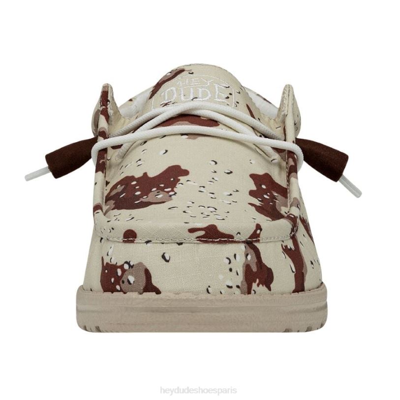 Hey Dude Hommes camouflage mural Z628B433 chaussures Camouflage du désert