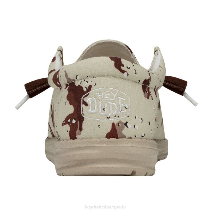 Hey Dude Hommes camouflage mural Z628B433 chaussures Camouflage du désert