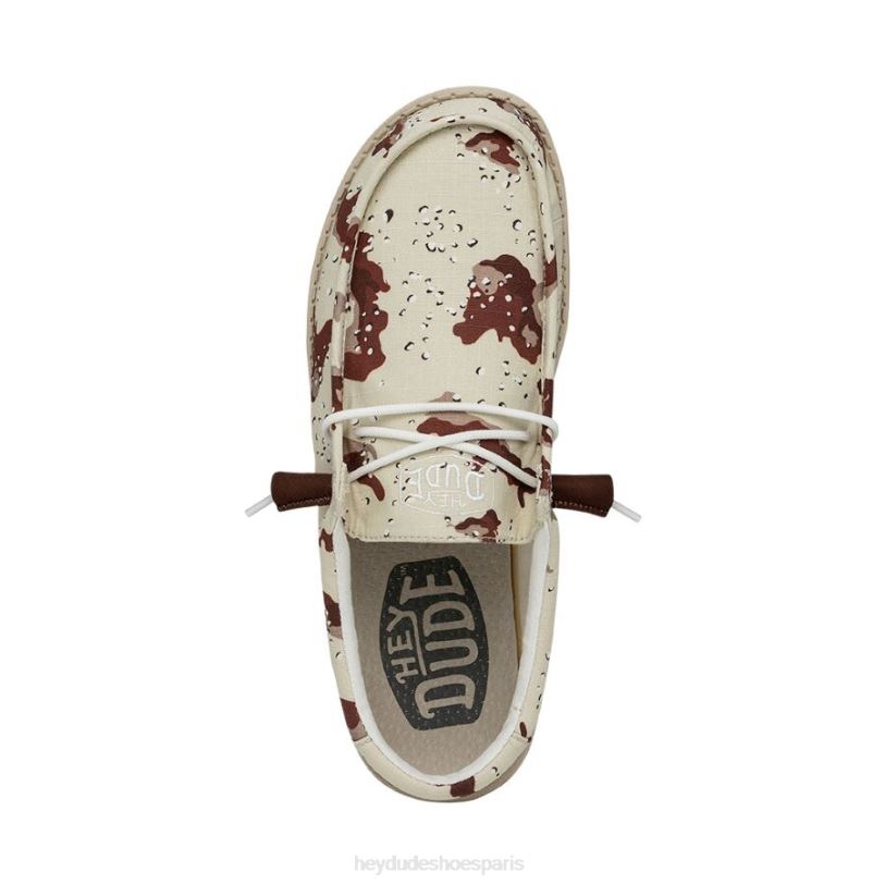 Hey Dude Hommes camouflage mural Z628B433 chaussures Camouflage du désert