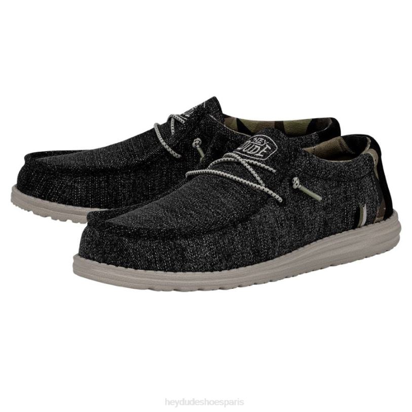 Hey Dude Hommes jean bohème wally Z628B355 chaussures brun