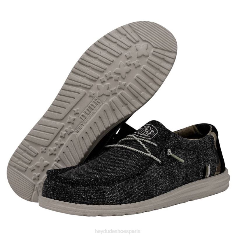 Hey Dude Hommes jean bohème wally Z628B355 chaussures brun