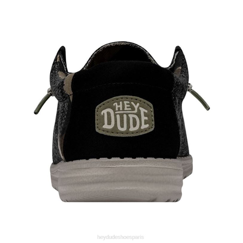 Hey Dude Hommes jean bohème wally Z628B355 chaussures brun