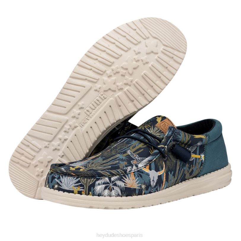 Hey Dude Hommes oasis de wally funk Z628B307 chaussures bleu