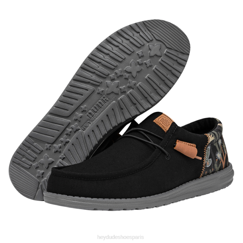 Hey Dude Hommes oasis de wally funk Z628B308 chaussures noir