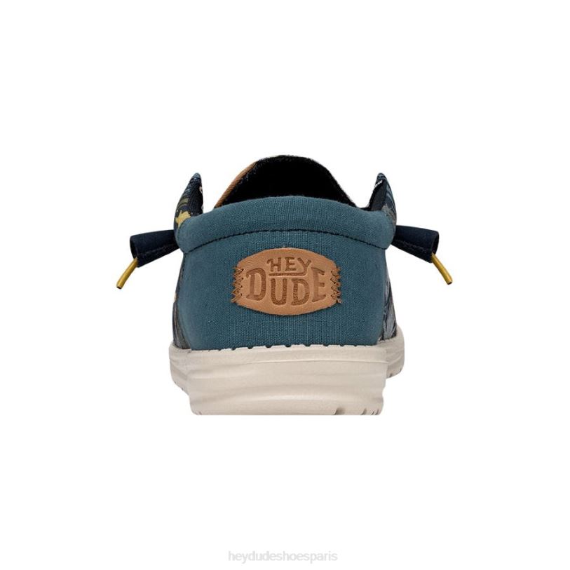 Hey Dude Hommes oasis de wally funk Z628B365 chaussures bleu