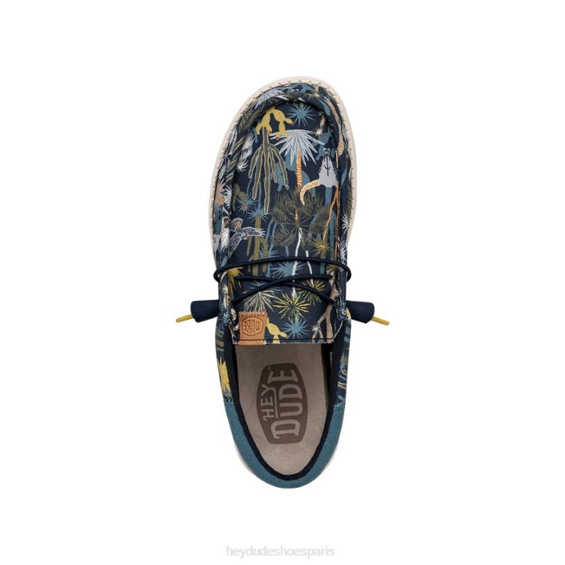 Hey Dude Hommes oasis de wally funk Z628B365 chaussures bleu