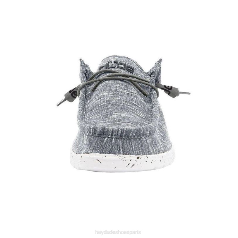 Hey Dude Hommes polaire extensible wally Z628B462 chaussures pierre blanche