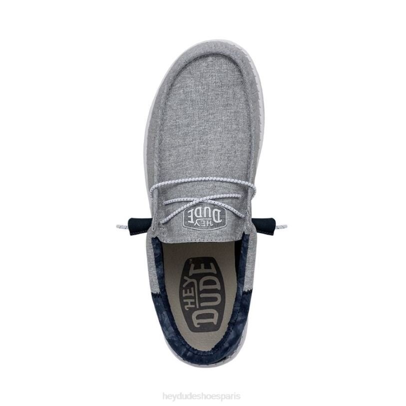 Hey Dude Hommes teinture de cravate wally funk Z628B350 chaussures indigo