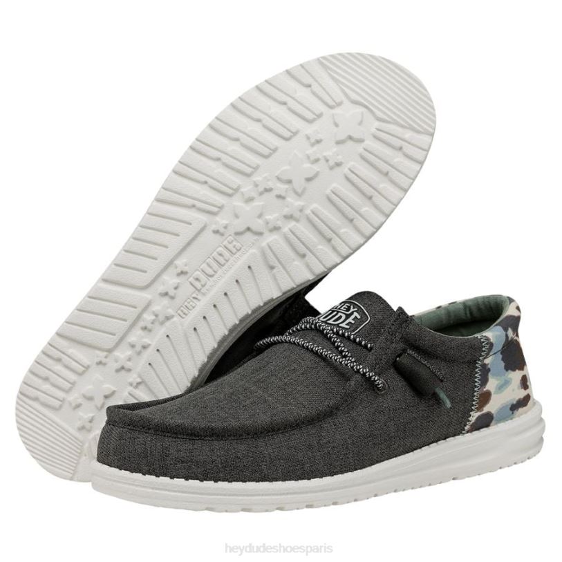 Hey Dude Hommes teinture de cravate wally funk Z628B351 chaussures gris