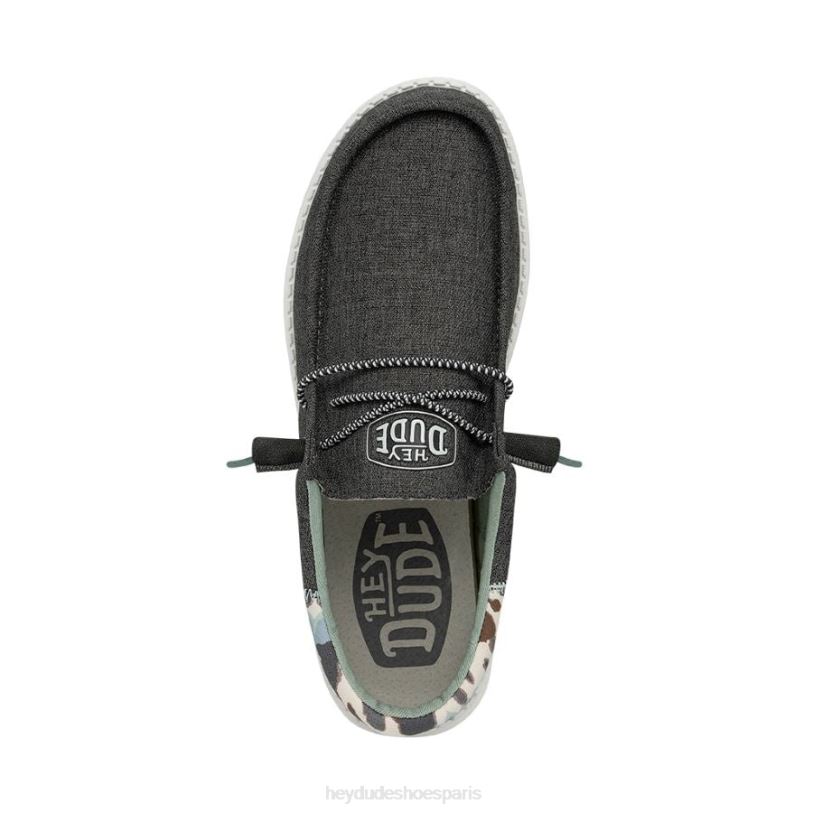 Hey Dude Hommes teinture de cravate wally funk Z628B351 chaussures gris