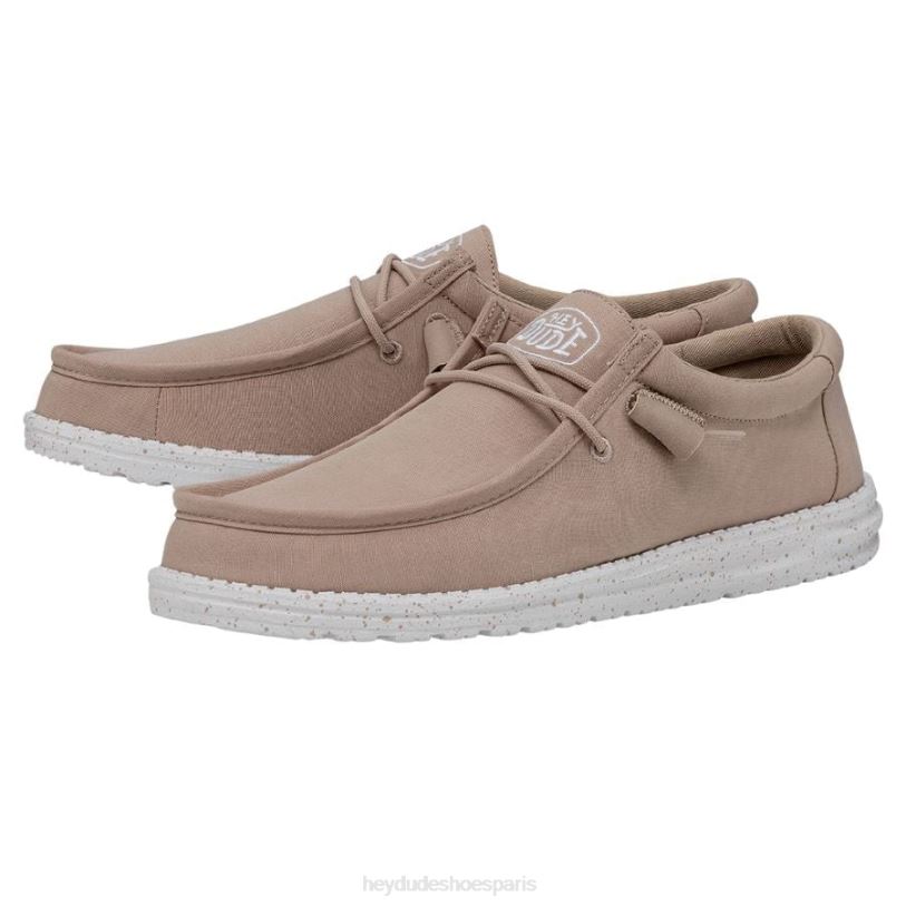 Hey Dude Hommes toile flammée wally Z628B421 chaussures bronzer
