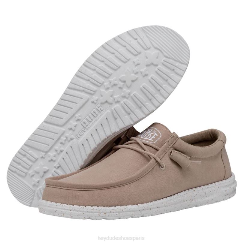 Hey Dude Hommes toile flammée wally Z628B421 chaussures bronzer