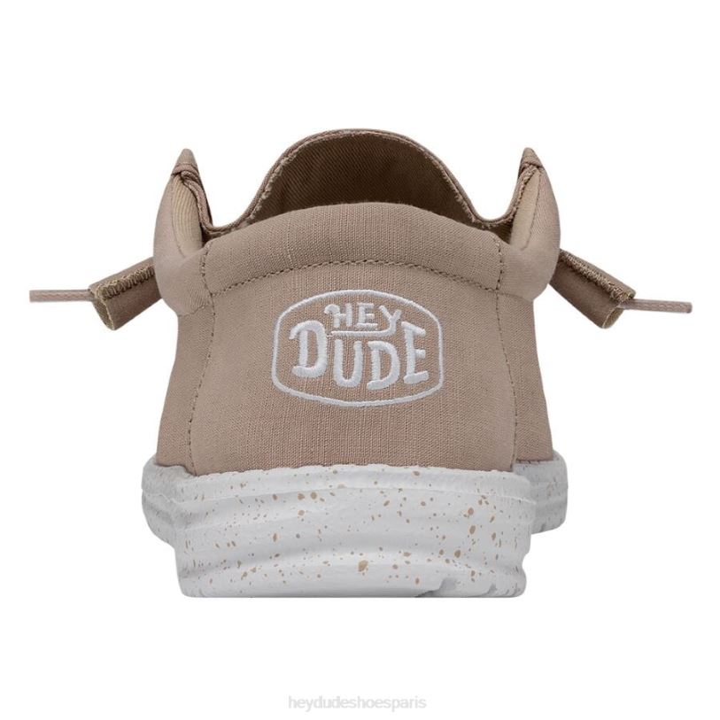Hey Dude Hommes toile flammée wally Z628B421 chaussures bronzer