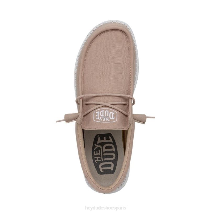 Hey Dude Hommes toile flammée wally Z628B421 chaussures bronzer