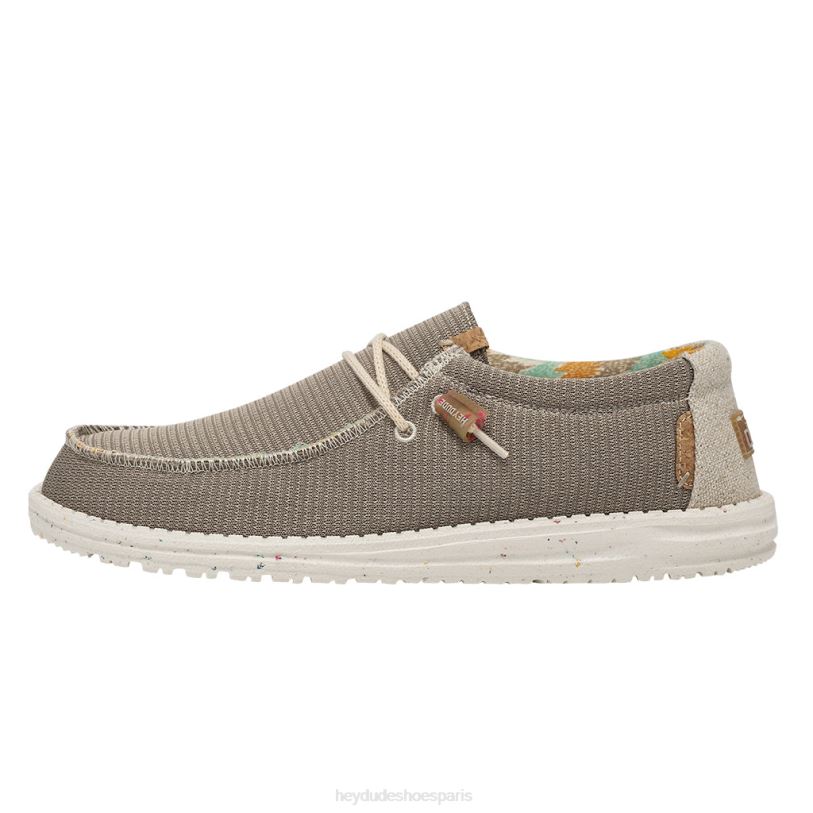 Hey Dude Hommes tricot wally Z628B466 chaussures brun du désert