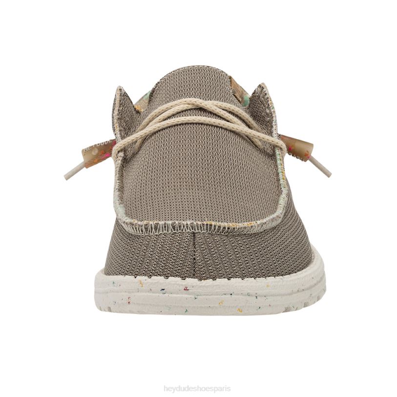 Hey Dude Hommes tricot wally Z628B466 chaussures brun du désert