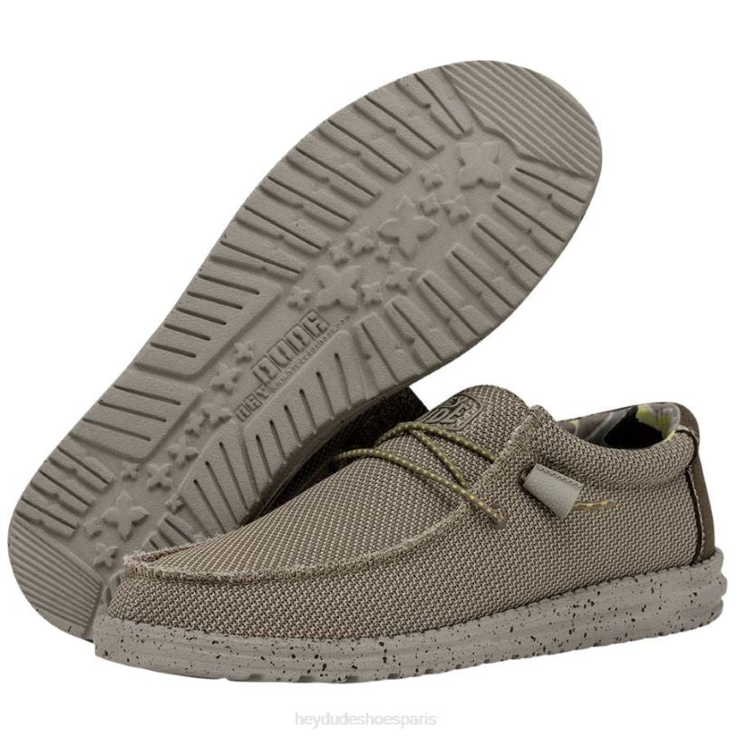 Hey Dude Hommes wally sox triple aiguille Z628B445 chaussures chameau