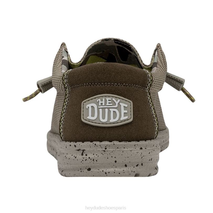 Hey Dude Hommes wally sox triple aiguille Z628B445 chaussures chameau