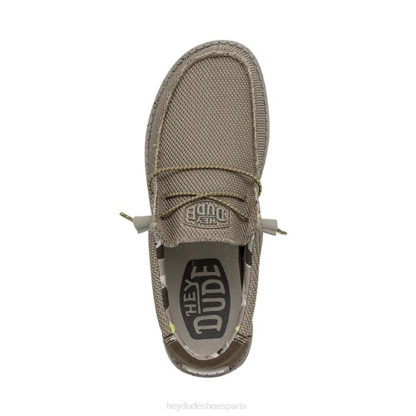 Hey Dude Hommes wally sox triple aiguille Z628B445 chaussures chameau