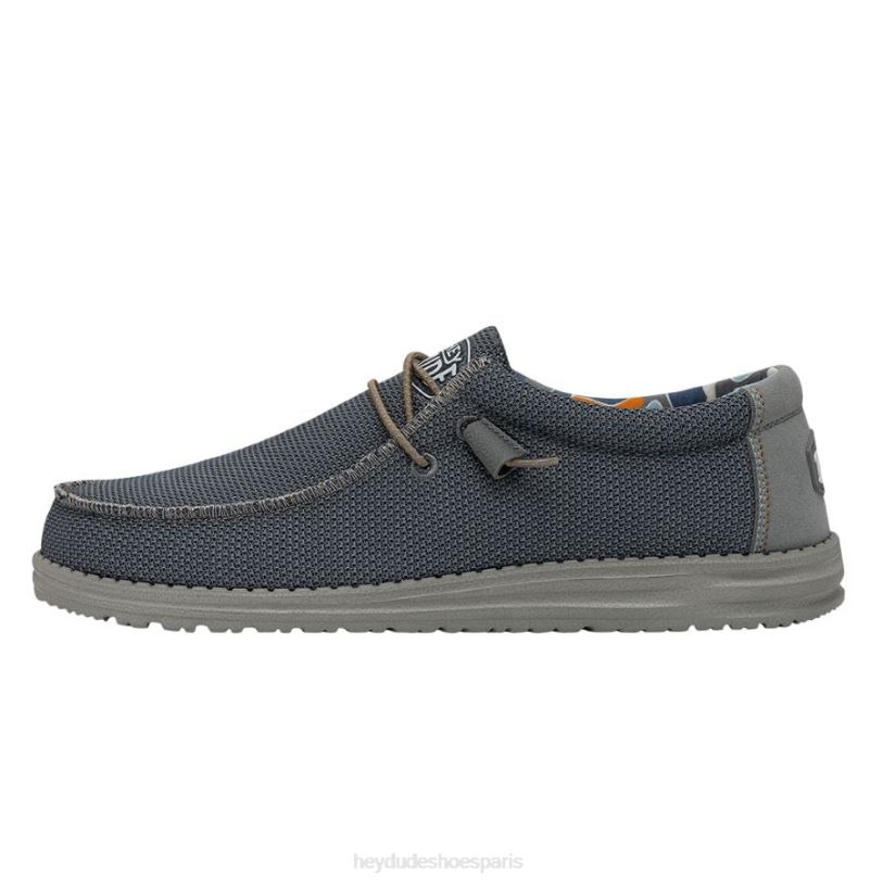 Hey Dude Hommes wally sox triple aiguille Z628B474 chaussures ombre bleue