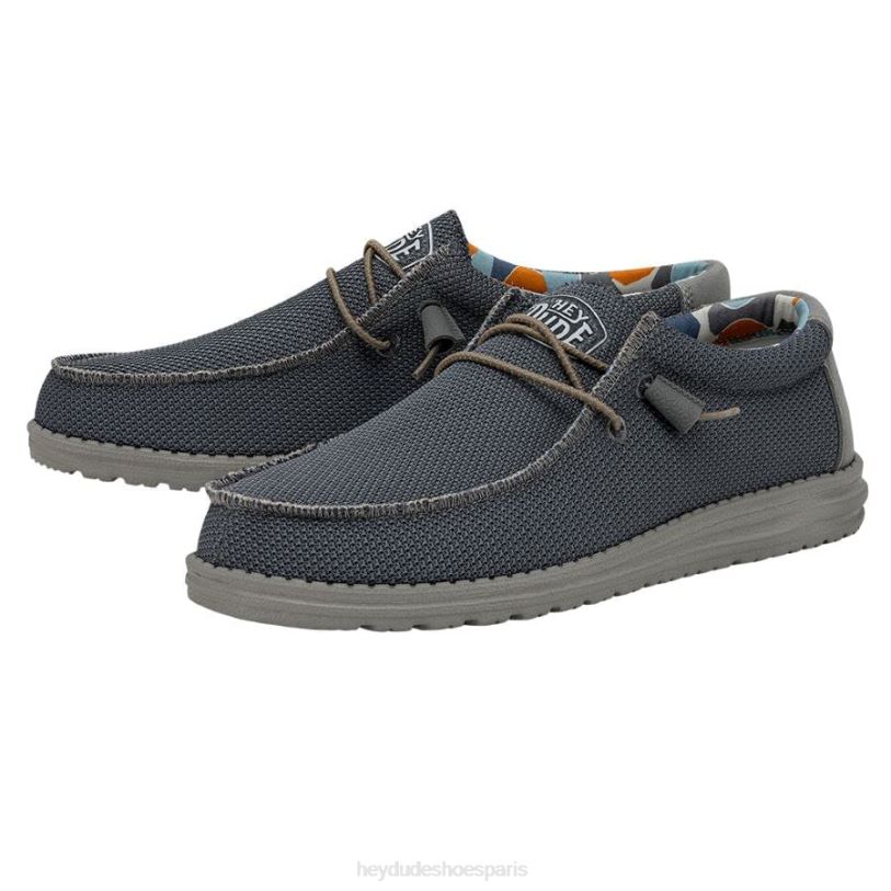 Hey Dude Hommes wally sox triple aiguille Z628B474 chaussures ombre bleue