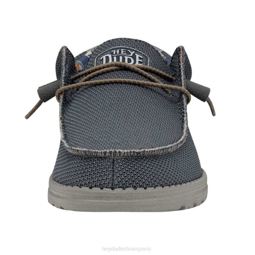 Hey Dude Hommes wally sox triple aiguille Z628B474 chaussures ombre bleue