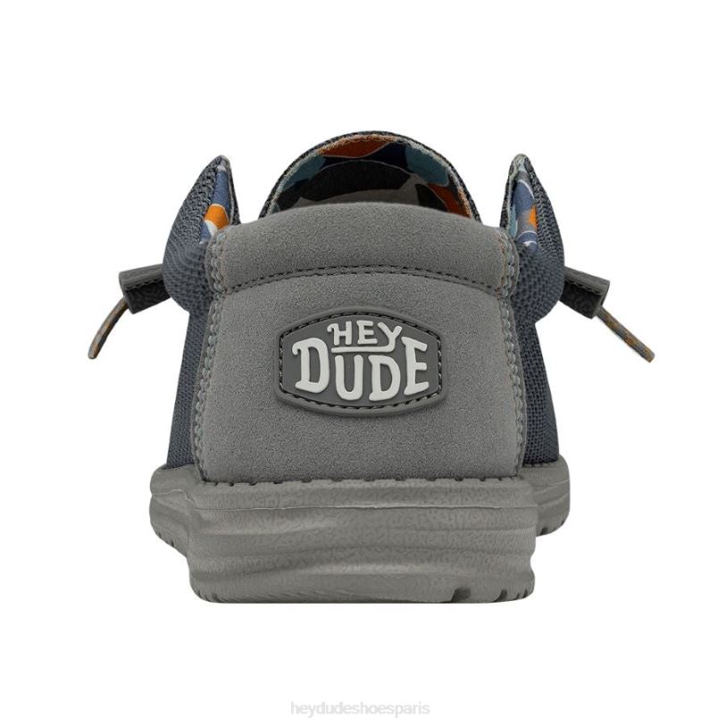 Hey Dude Hommes wally sox triple aiguille Z628B474 chaussures ombre bleue