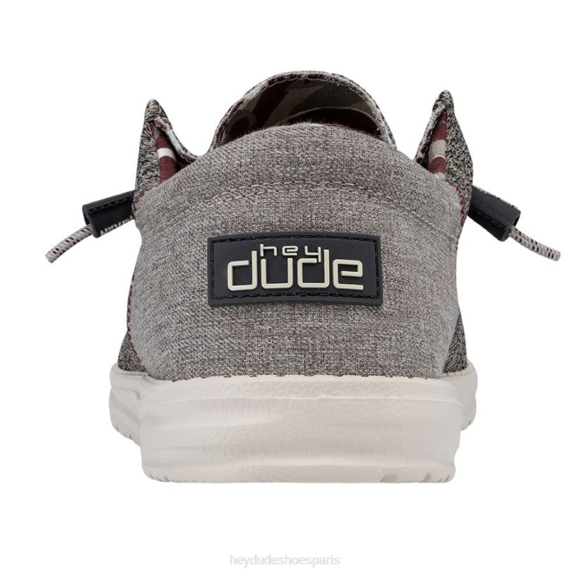 Hey Dude Hommes wally sox trouille Z628B390 chaussures pierre tombée