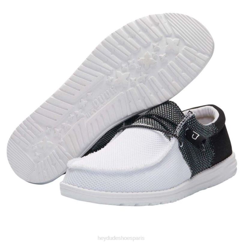 Hey Dude Hommes wally sox trouille Z628B391 chaussures glace noir