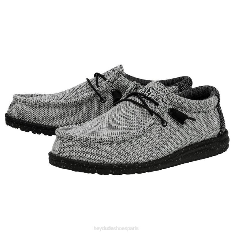 Hey Dude Hommes wally stretch poly Z628B305 chaussures Web sombre