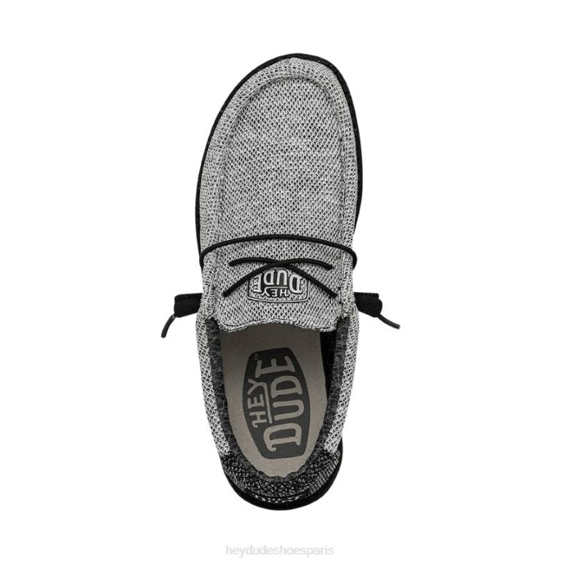 Hey Dude Hommes wally stretch poly Z628B305 chaussures Web sombre
