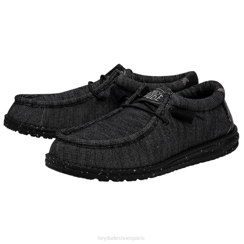 Hey Dude Hommes wally stretch poly Z628B306 chaussures bunker de minuit