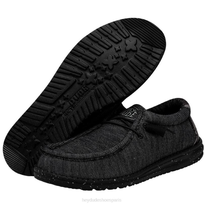 Hey Dude Hommes wally stretch poly Z628B306 chaussures bunker de minuit