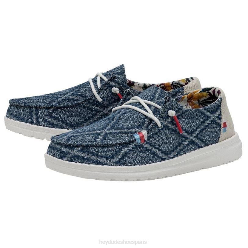 Hey Dude Hommes Wendy Bohème Z628B61 chaussures vrai bleu