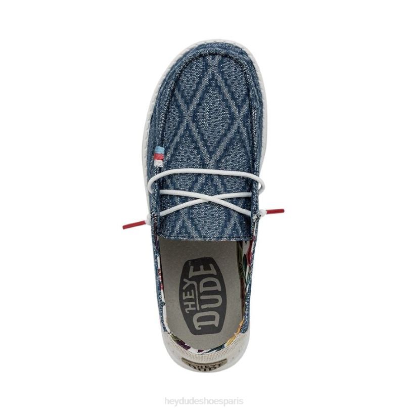 Hey Dude Hommes Wendy Bohème Z628B61 chaussures vrai bleu
