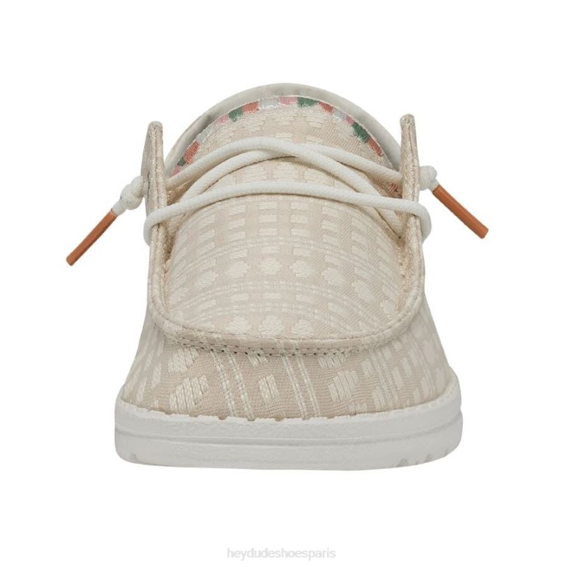 Hey Dude Hommes Wendy Bohème Z628B62 chaussures rose de poussière de broderie
