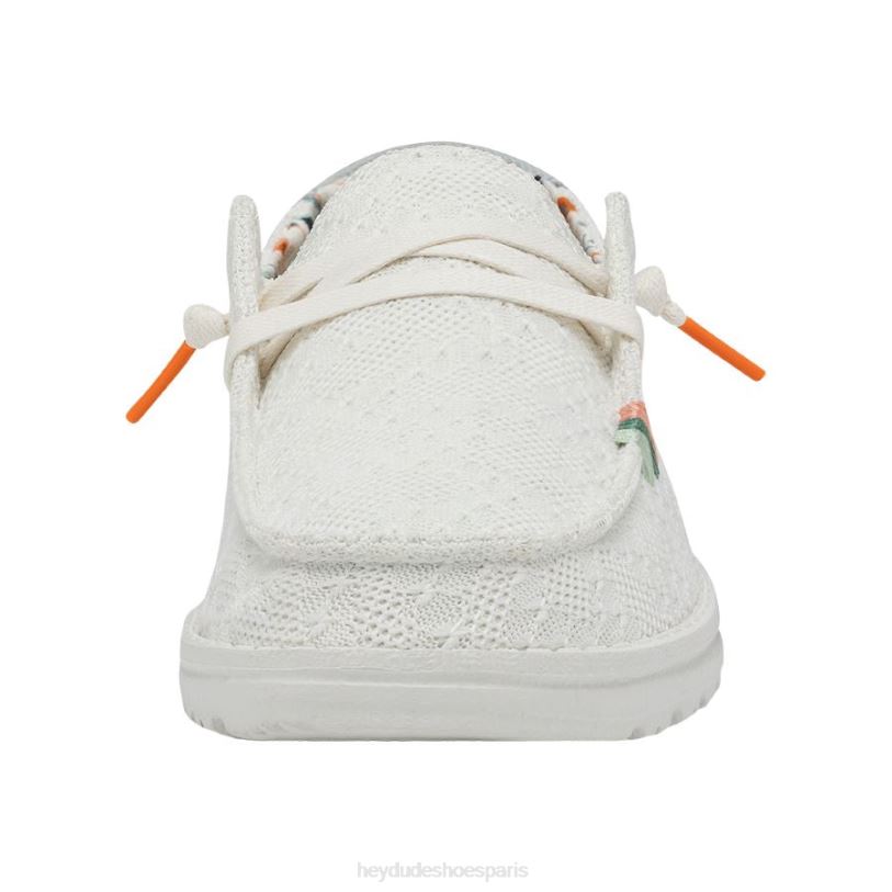 Hey Dude Hommes Wendy Bohème Z628B69 chaussures crochet blanc