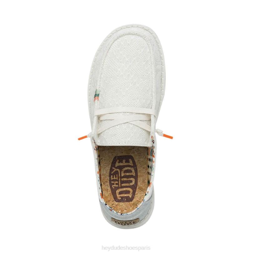 Hey Dude Hommes Wendy Bohème Z628B69 chaussures crochet blanc