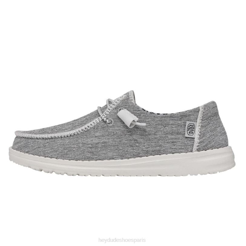 Hey Dude Hommes Wendy Boho point Z628B6 chaussures mélange blanc