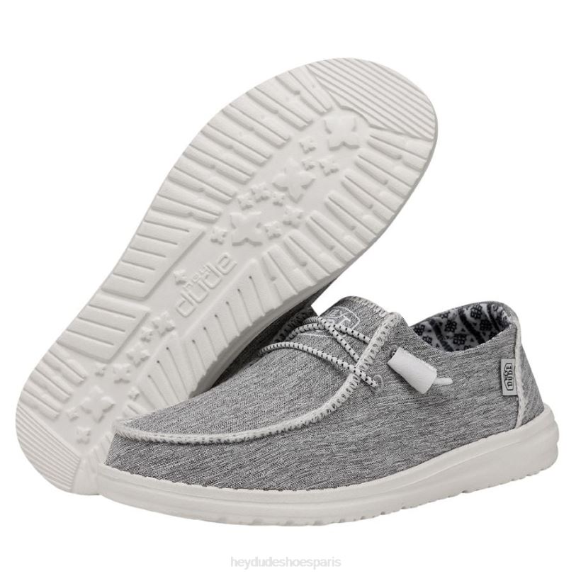 Hey Dude Hommes Wendy Boho point Z628B6 chaussures mélange blanc
