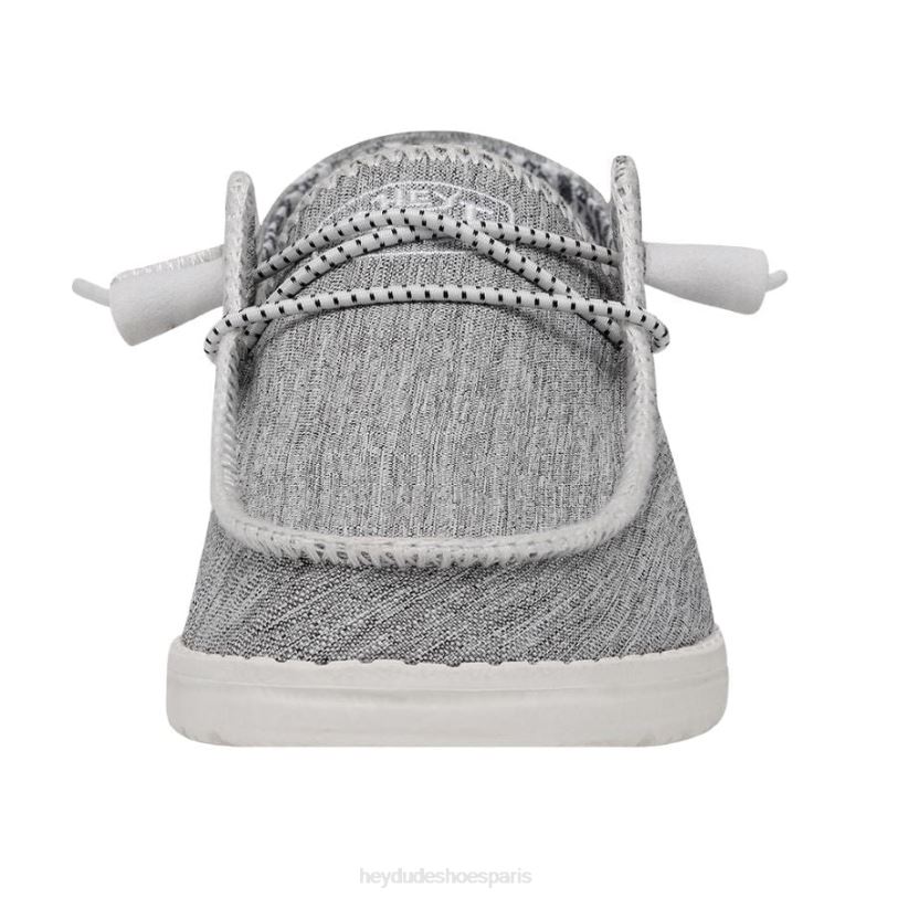 Hey Dude Hommes Wendy Boho point Z628B6 chaussures mélange blanc