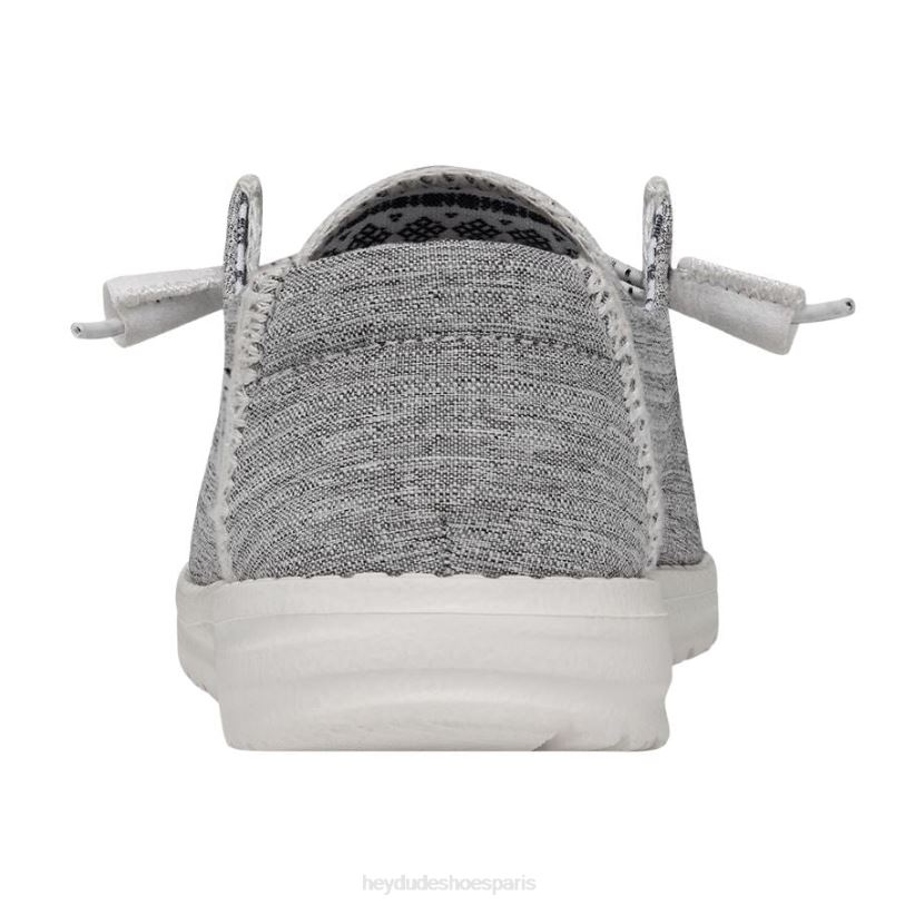 Hey Dude Hommes Wendy Boho point Z628B6 chaussures mélange blanc