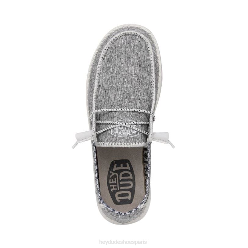Hey Dude Hommes Wendy Boho point Z628B6 chaussures mélange blanc