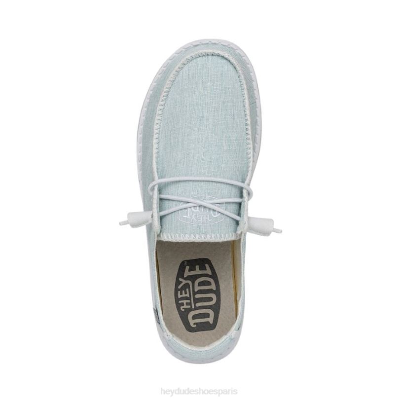 Hey Dude Hommes Wendy Boho point Z628B8 chaussures bleu ciel