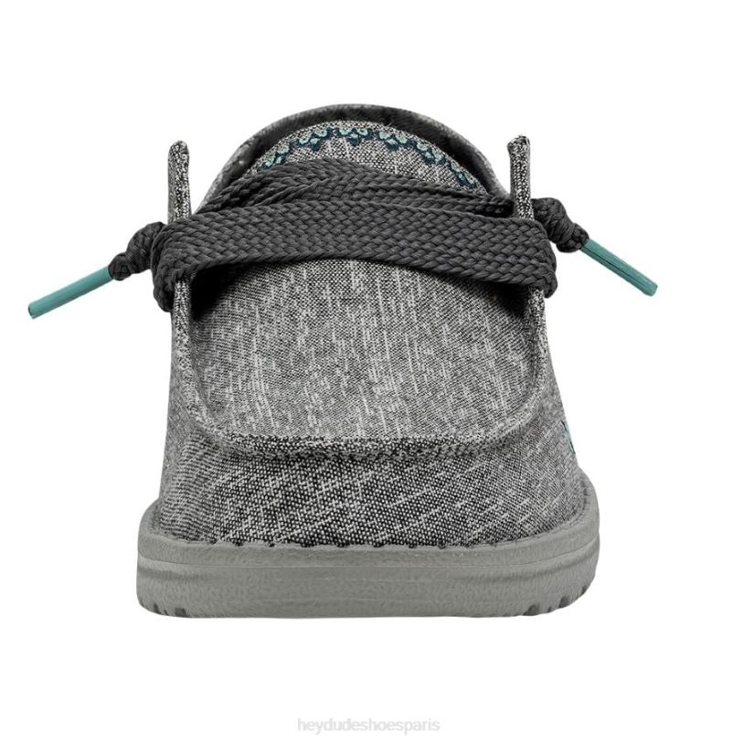 Hey Dude Hommes Wendy Flore Z628B138 chaussures gris tulipe