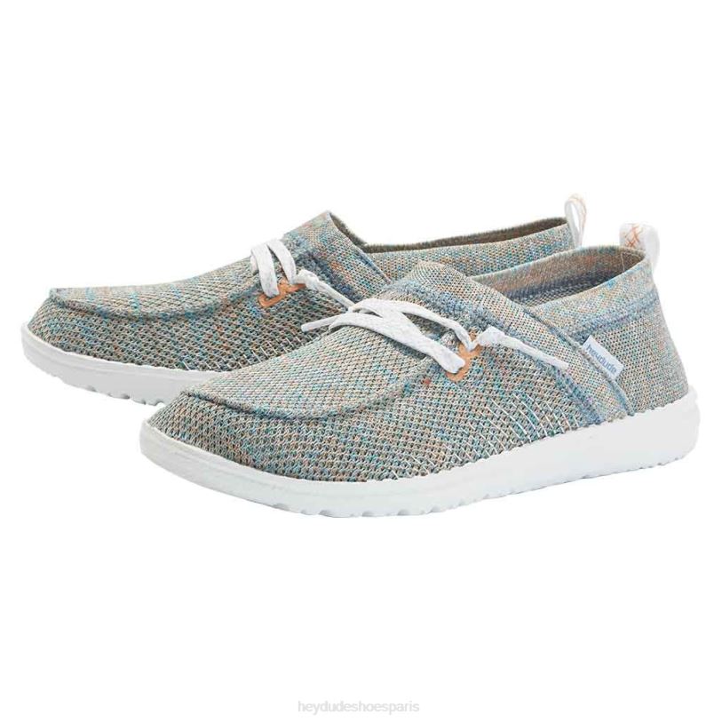 Hey Dude Hommes Wendy Halo Z628B215 chaussures corail azur