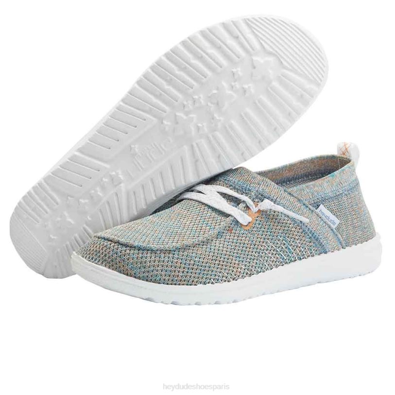 Hey Dude Hommes Wendy Halo Z628B215 chaussures corail azur