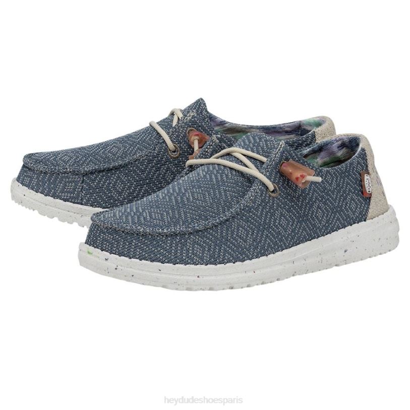 Hey Dude Hommes Wendy Knit II Z628B53 chaussures jean bleu