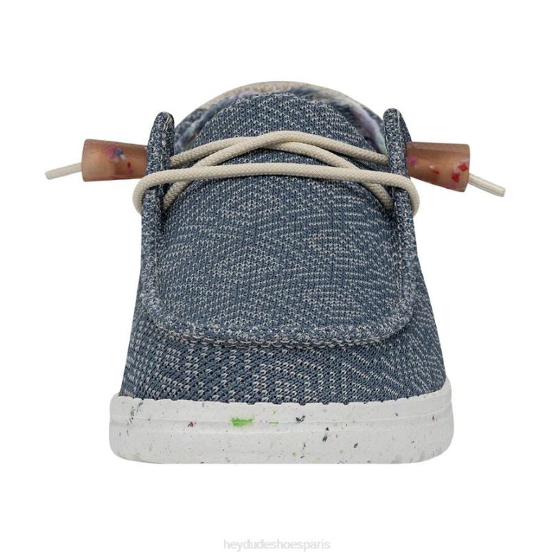Hey Dude Hommes Wendy Knit II Z628B53 chaussures jean bleu