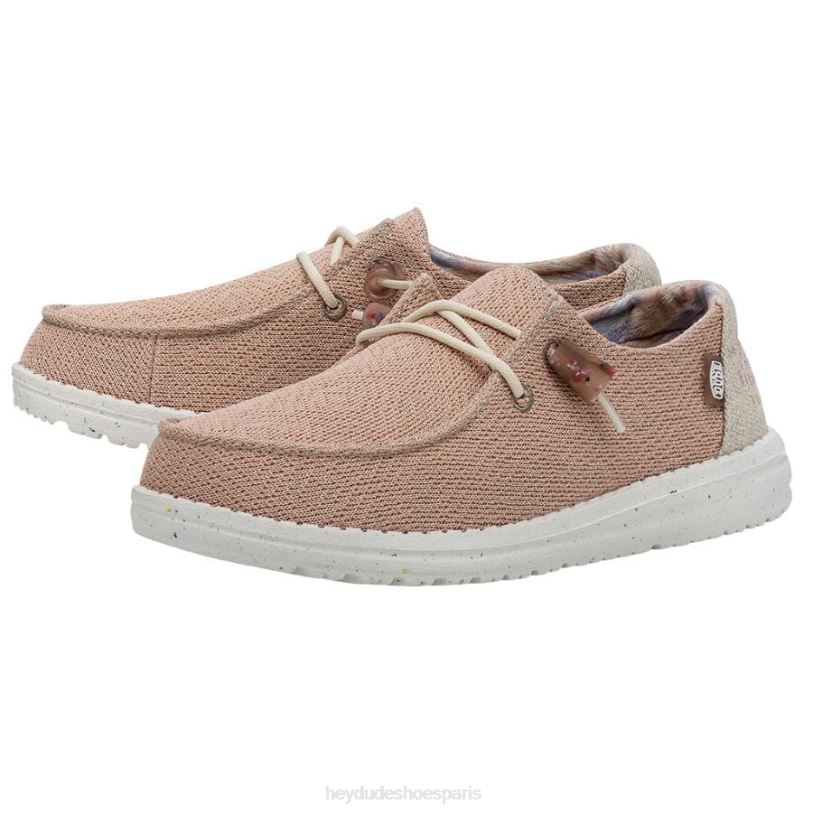 Hey Dude Hommes Wendy Knit II Z628B55 chaussures sel rose
